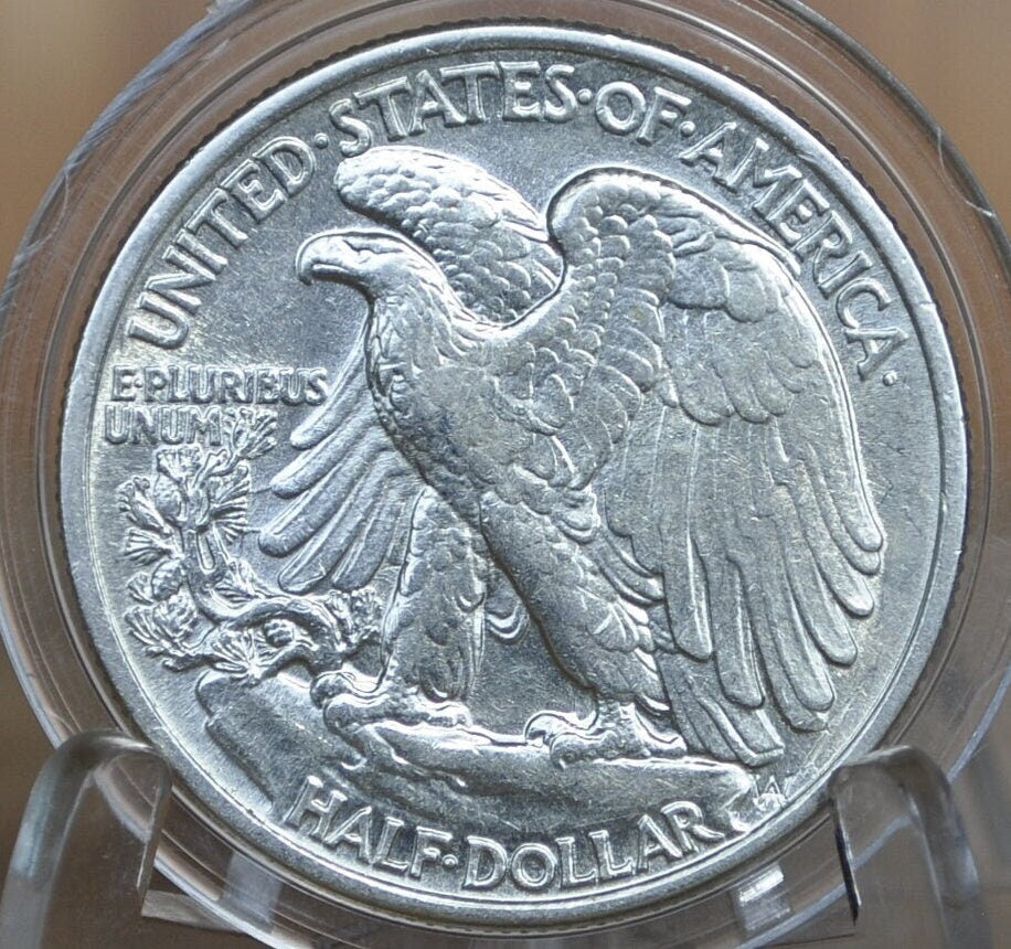 1943 Walking Liberty Silver Half Dollar - Choose by Grade VF-BU (Very Fine to Uncirculated) -Philadelphia Mint- 1943 P Walking Liberty