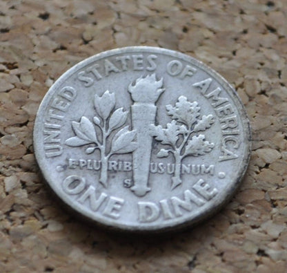 1950 PDS Roosevelt Silver Dimes - Choose Mint and Grade - Roosevelt Dime 1950 P, 1950 D Dime, 1950 S Dime - Circulated & Uncirculated Dimes