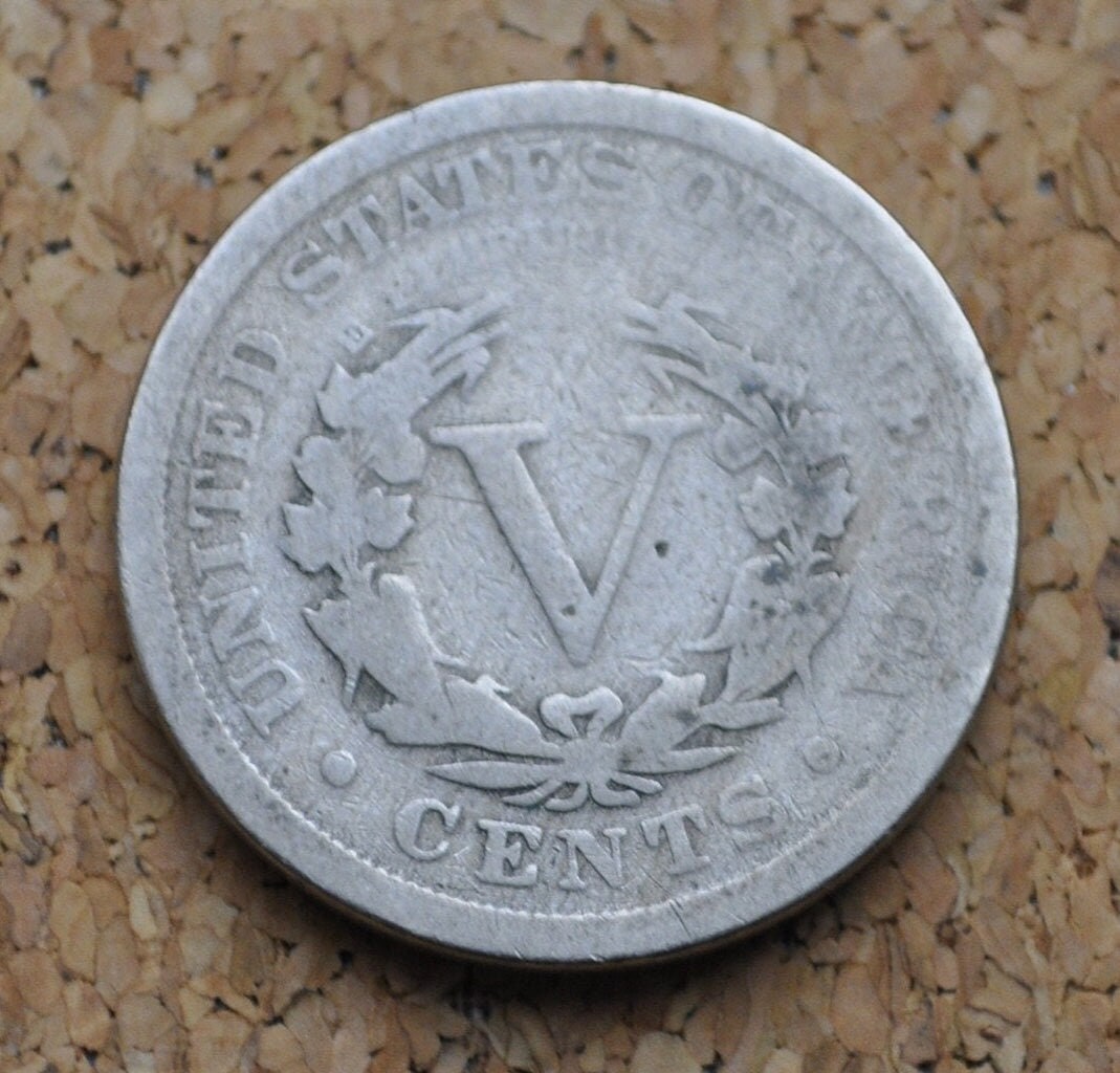 1895 Liberty Head Nickel - 1895 V Nickel - Philadelphia Mint