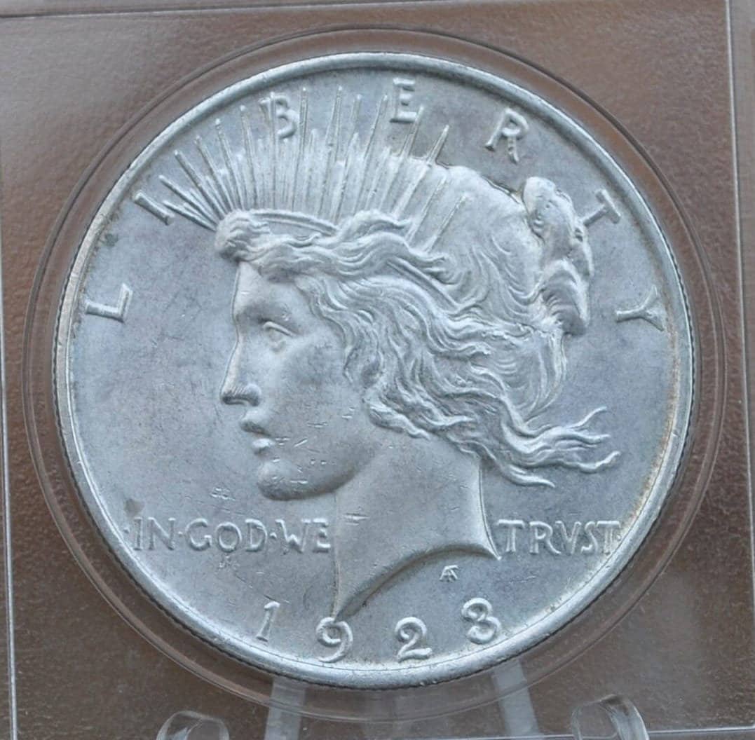 1923-S Peace Silver Dollar - XF (Extremely Fine) Grade / Condition - San Francisco Mint - 1923 S Peace Silver - 1923 S Dollar Silver