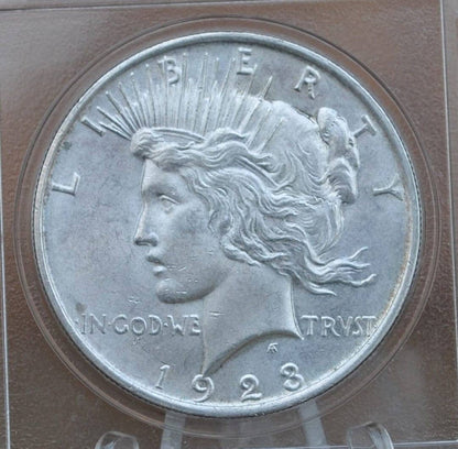1923-S Peace Silver Dollar - XF (Extremely Fine) Grade / Condition - San Francisco Mint - 1923 S Peace Silver - 1923 S Dollar Silver