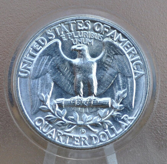 Uncirculated 1955-D Washington Quarter - Denver Mint - BU 1955D Quarter - Silver Quarter