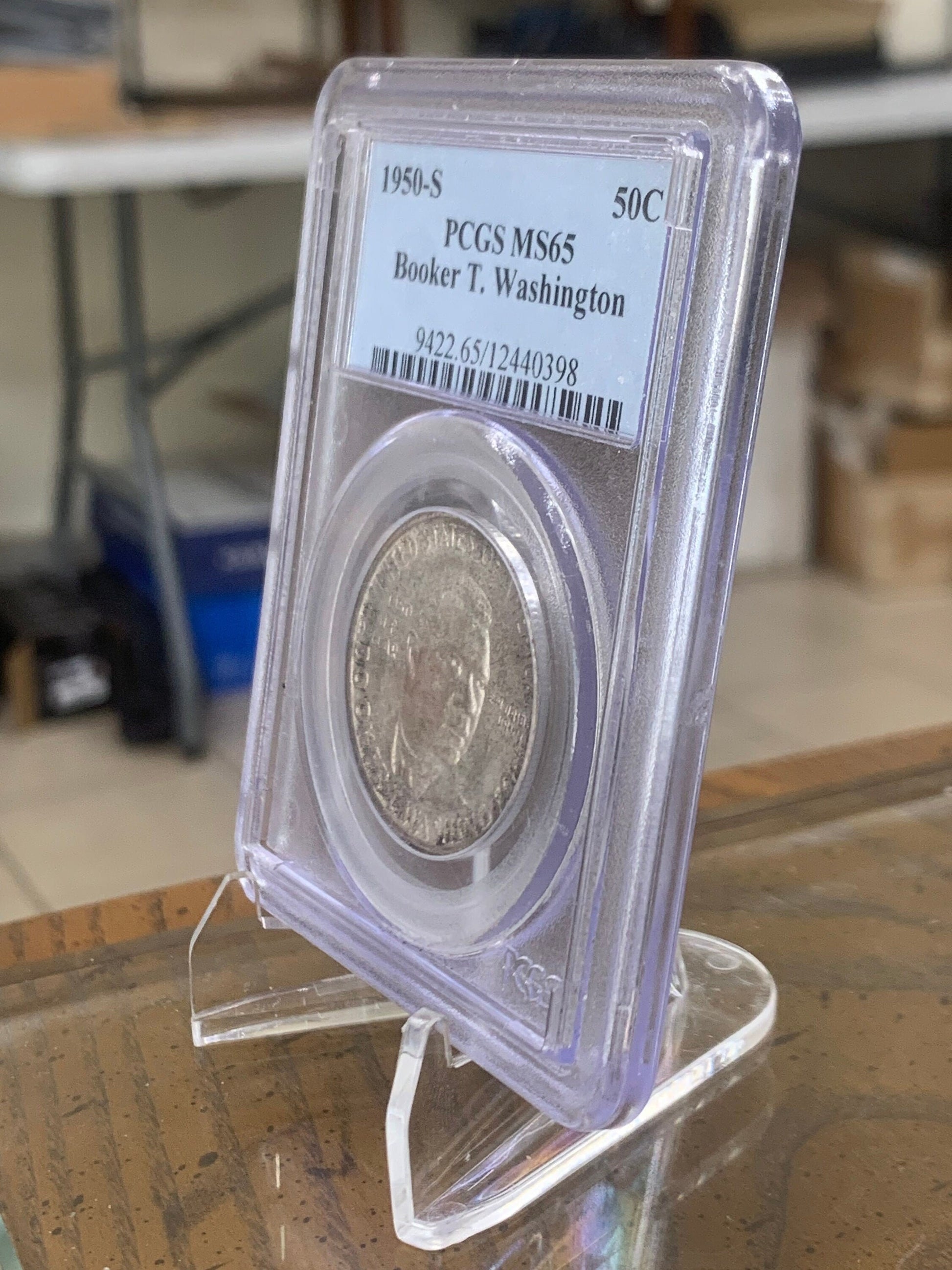 1950 S PCGS MS65 Booker T. Washington 50C - PCGS Graded, Certified and Slabbed - Commemorative Fifty Cents RARE Great Condition