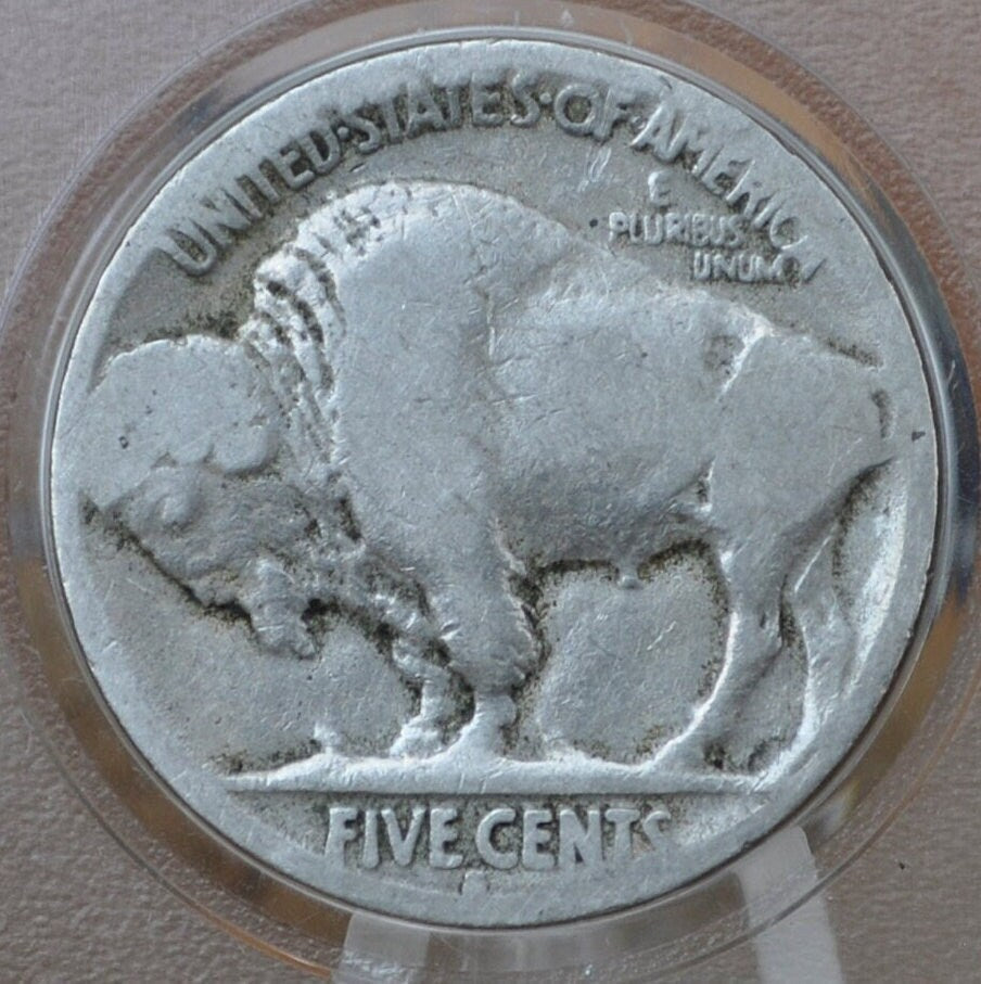 1923-S Buffalo Nickel - G (Good) Grade / Condition - Tougher Date to Find - Indian Head Nickel 1923 S Buffalo Nickel 1923S