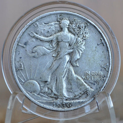 1936 Walking Liberty Silver Half Dollar - VF-AU (Very Fine to About Unc.) Choose by Grade - Philadelphia Mint 1936P Half Dollar 1936 WLH
