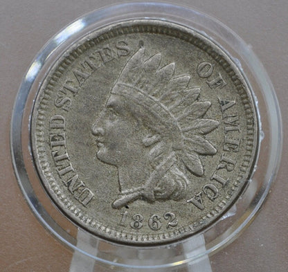 1862 Indian Head Penny - Choose by Grade - Good Early Date - 1862 Indian Head Cent 1862 One Cent - Civil War Era Cent
