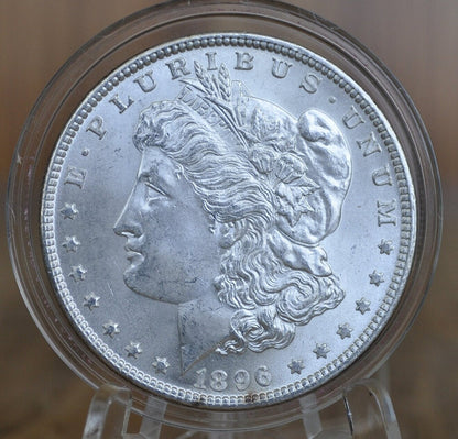 1896 Morgan Silver Dollar - Choose by Grade - Beautiful Coin - Philadelphia Mint - 1896P Morgan Dollar - 1896 P Morgan Silver- Good Date