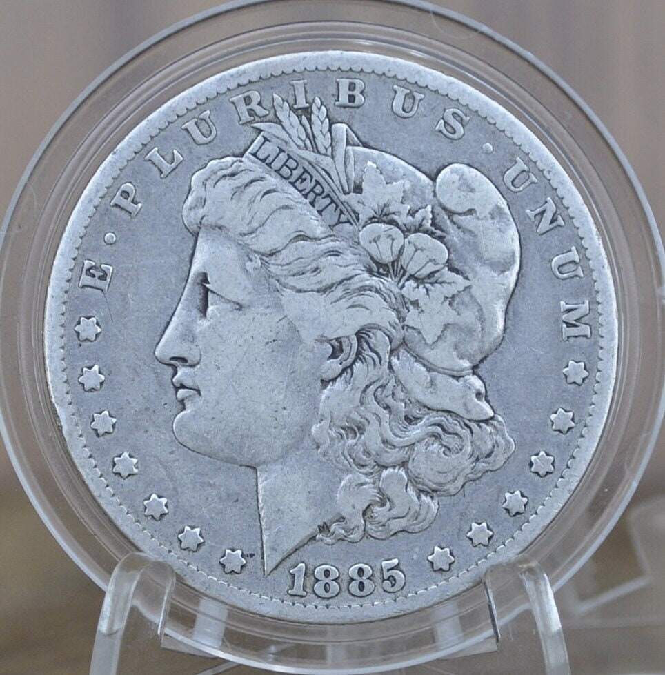 1885-O Morgan Silver Dollar - Choose by Grade, VF-MS63 (Choice Uncirculated) Beautiful Luster - New Orleans Mint - 1885 O Morgan Dollar