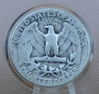 1936 D Washington Silver Quarter - G-XF (Good to Extremely Fine); Choose by Grade - Denver Mint - 1936D Quarter D Mint Mark Quarter 1936-D