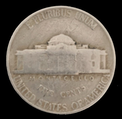 1942 Jefferson Nickel Type 1, P&D Mints - Jefferson Nickel 1942 Type One - Philadelphia and Denver Mints