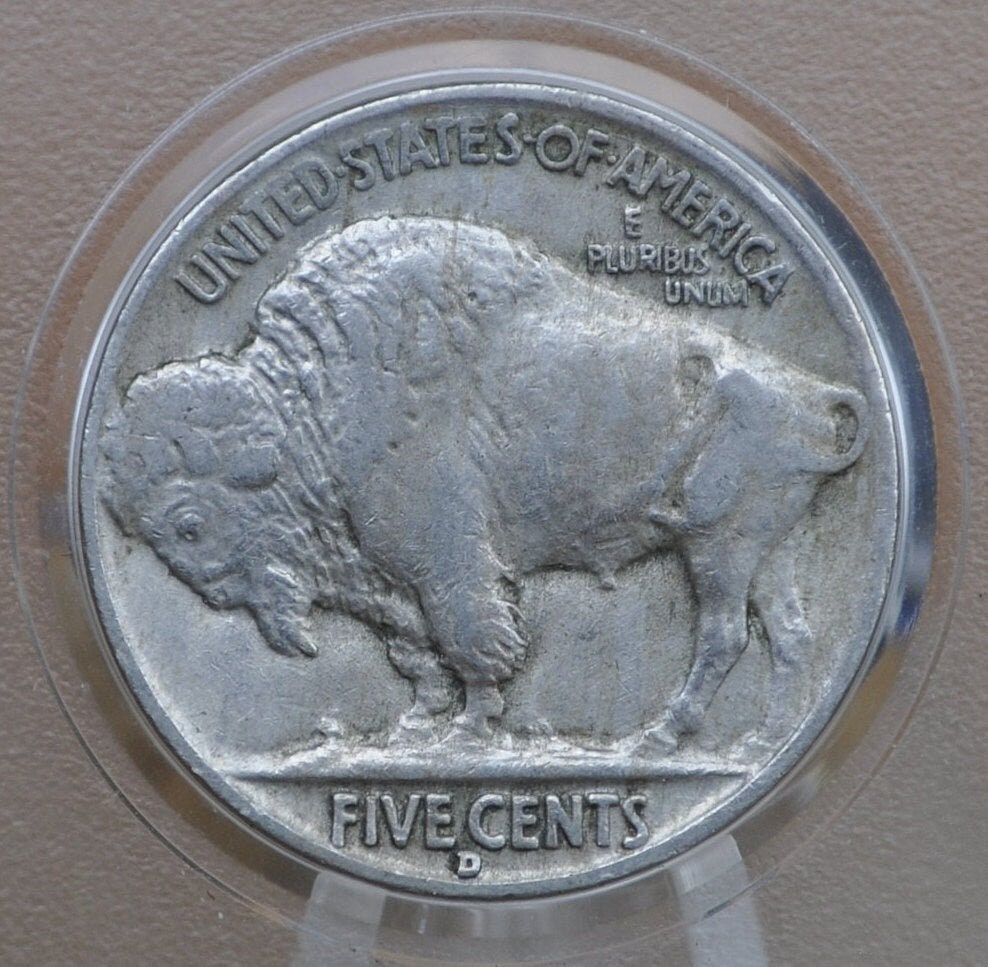 1935-D Buffalo Nickel - Vg-Xf (Very Good To Extremely Fine) Grades; Choose By Grade; Denver Mint - 1935 D Indian Head Nickel 1935 D