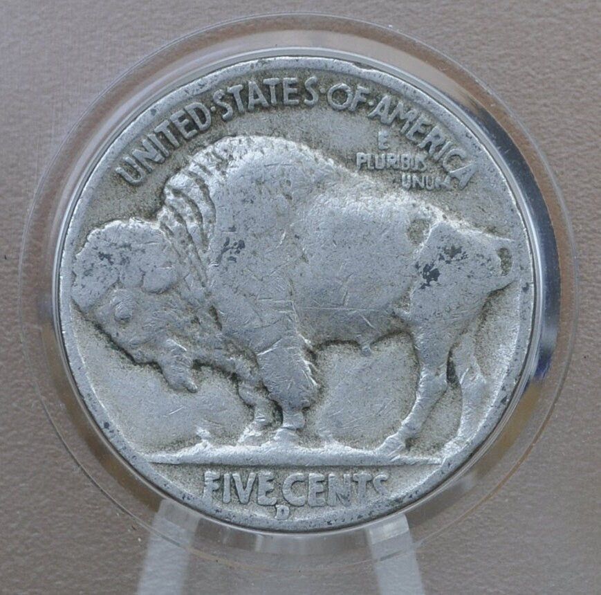 1935-D Buffalo Nickel - Vg-Xf (Very Good To Extremely Fine) Grades; Choose By Grade; Denver Mint - 1935 D Indian Head Nickel 1935 D