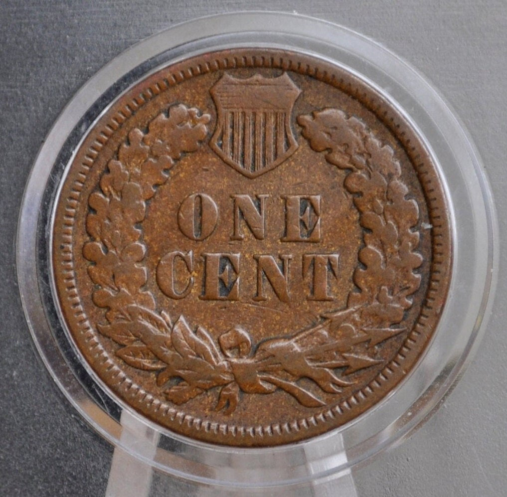 1897 Indian Head Penny - VG to F (Very Good to Fine) Condition - Good Date - Indian Head Cent 1897 - 1897 Penny