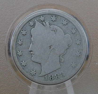 1883 Liberty Head V Nickel - Without Cents - Choose by Grade / Condition - 1883 V Nickel - First Year Produced