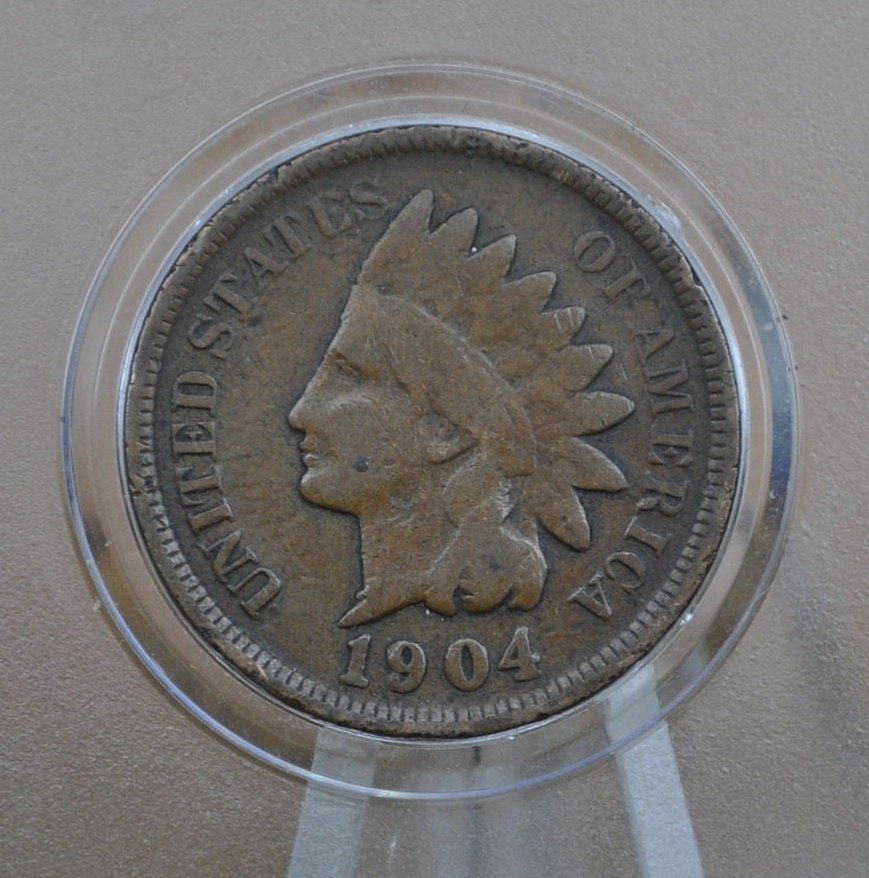 1904 Indian Head Penny - G-XF (Good to Extremely Fine) Choose by Grade - 1904 Indian Cent