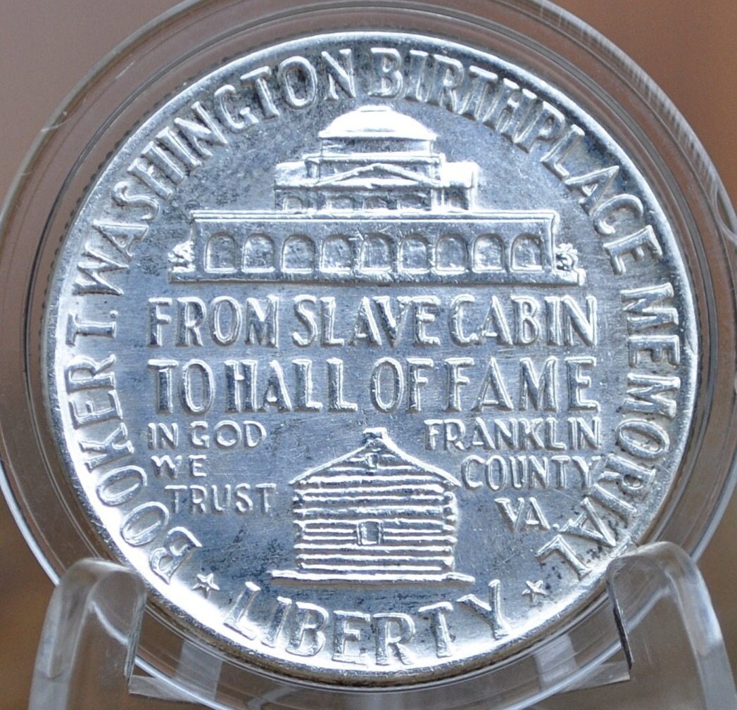 1946 Booker T Washington Commemorative Half Dollar - BU (Uncirculated) - Booker T Washington Silver Commemorative Half Dollar 1946