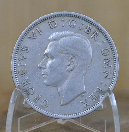 1940s Great Britain Half Crowns - King George - 1/2 Crown 1948 1949 United Kingdom HalfCrown Great for Jewelry, birthdays, gifts