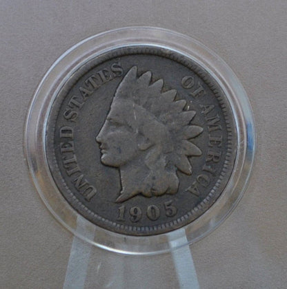 1905 Indian Head Penny - G-XF Choose by Grade (Good to Extremely Fine) - Indian Head Cent 1905 - US 1 Cent 1905 - Indian Head Pennies