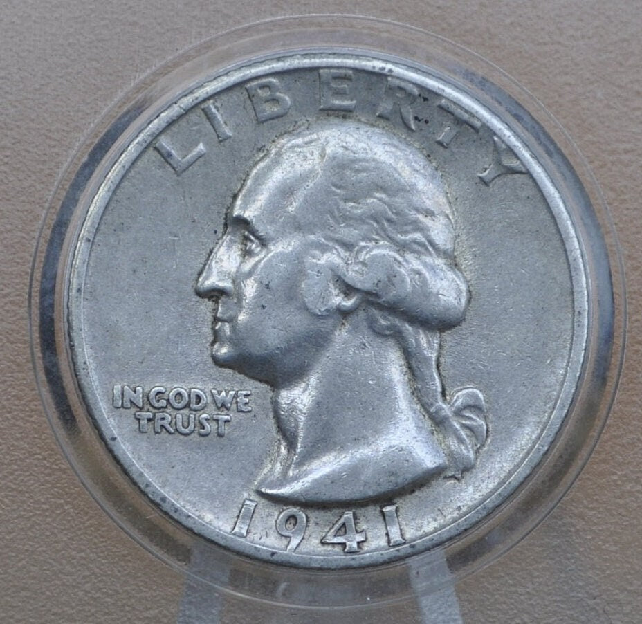 1941-S Washington Silver Quarter - Choose by Grade / Condition - San Francisco Mint - Washington Quarter 1941 S Quarter