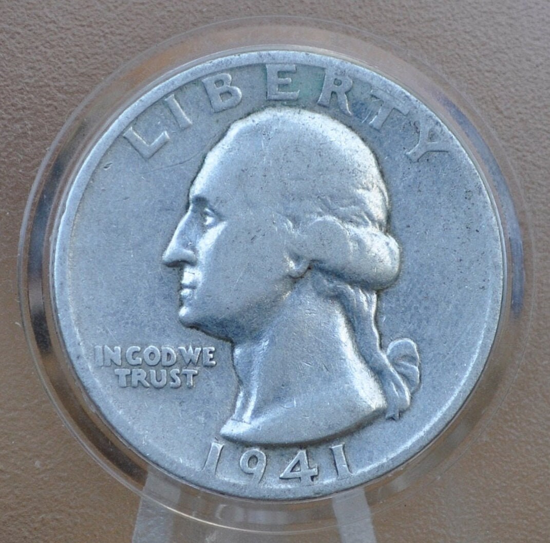 1941-S Washington Silver Quarter - Choose by Grade / Condition - San Francisco Mint - Washington Quarter 1941 S Quarter