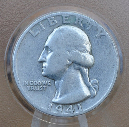 1941-S Washington Silver Quarter - Choose by Grade / Condition - San Francisco Mint - Washington Quarter 1941 S Quarter