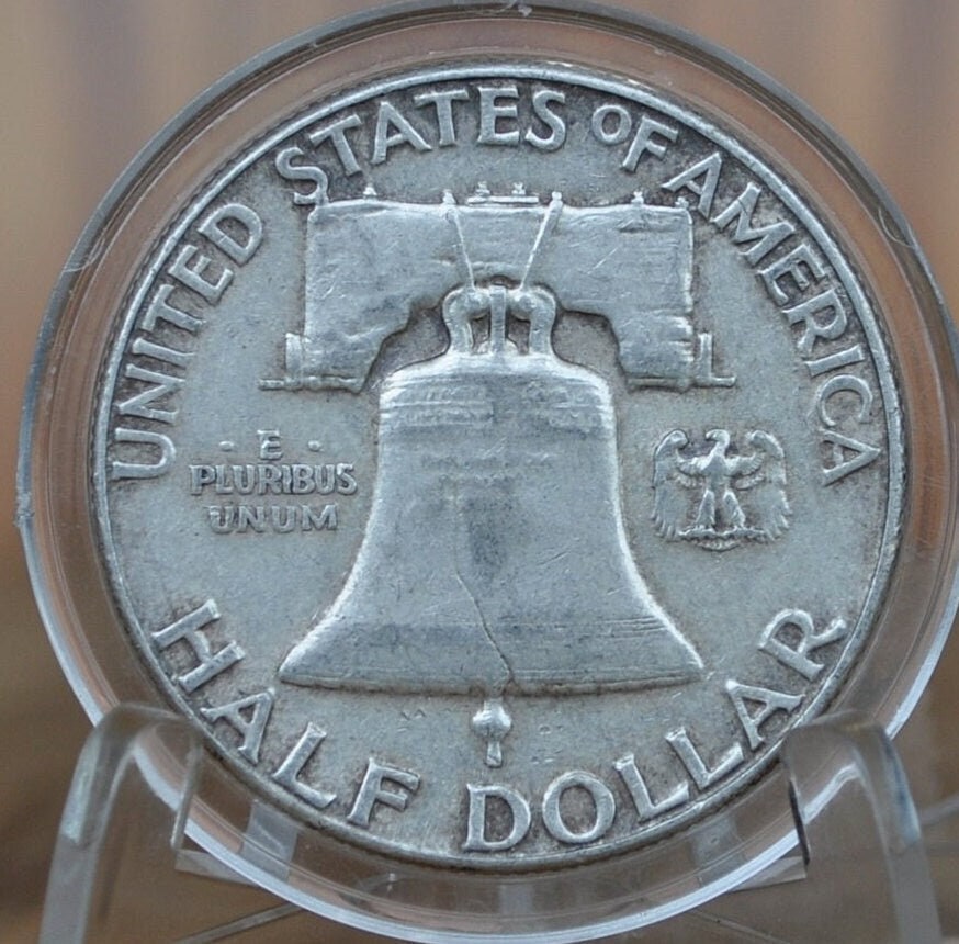 1950 Franklin Half Dollar- P&D Mints, Choose by Grade and Mint - 1950P Silver Half Dollar 1950 D - Ben Franklin Half Dollar 1950 P