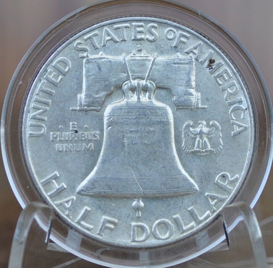 1950 Franklin Half Dollar- P&D Mints, Choose by Grade and Mint - 1950P Silver Half Dollar 1950 D - Ben Franklin Half Dollar 1950 P