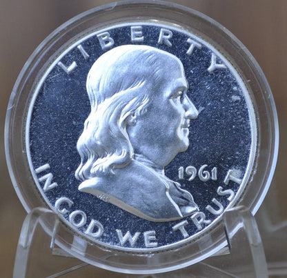 1961 Franklin Silver Half Dollar P&D Mints - Choose by Grade and Mint - 1961 D Benjamin Franklin 1961 P Franklin Half Dollar 1961 D