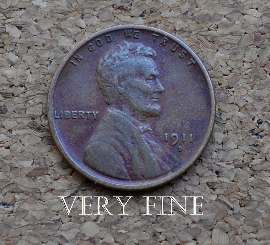 1911-D Wheat Penny - Choose By Grade - Ag - Vf (About Good To Very Fine) - 1911 D Wheat Ear Cent - Denver Mint - Better Date & Mint