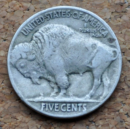 1927 Buffalo Nickel - F-XF (Fine to Extremely Fine); Choose by Grade - Philadelphia Mint - 1927 P Nickel Indian Head Buffalo Nickel