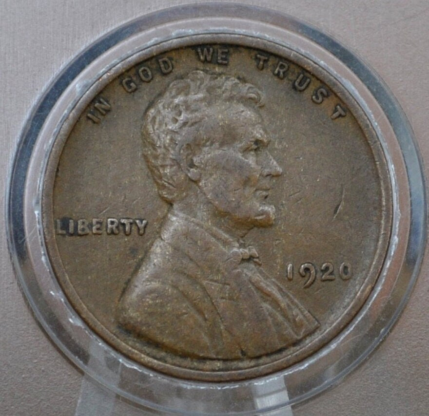 1920 Wheat Penny - VF-AU (Very Fine to About Uncirculated), Choose by Grade - 1920 Wheat Ear Cent 1920 P Penny Wheat Cent 1920