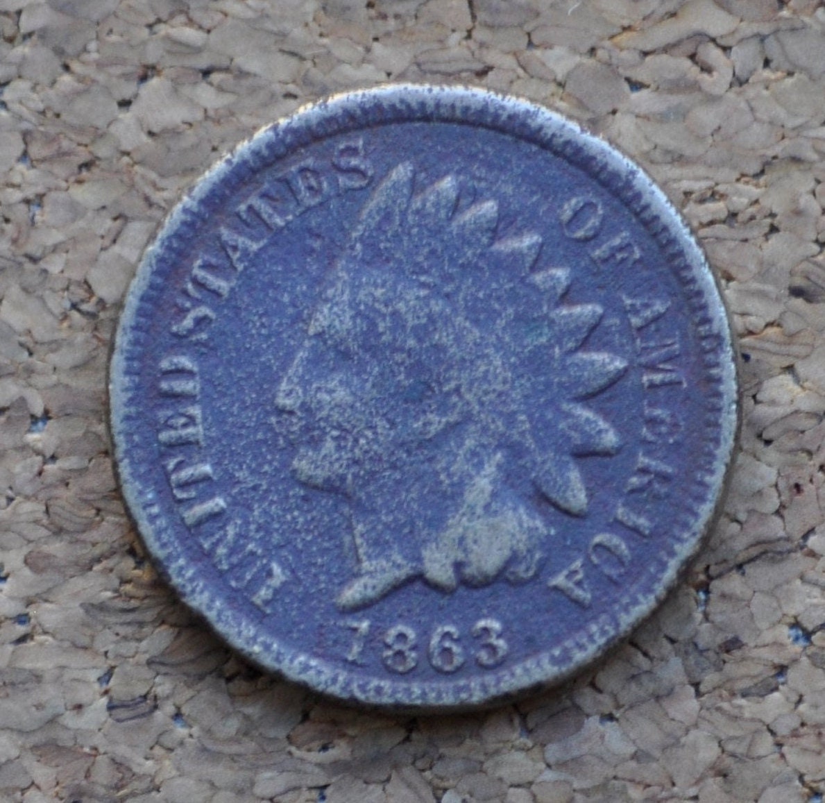 1863 Indian Head Penny - Choose by Grade / Condition - Early Date - Civil War Era Cent - 1863 Indian Cent 1863