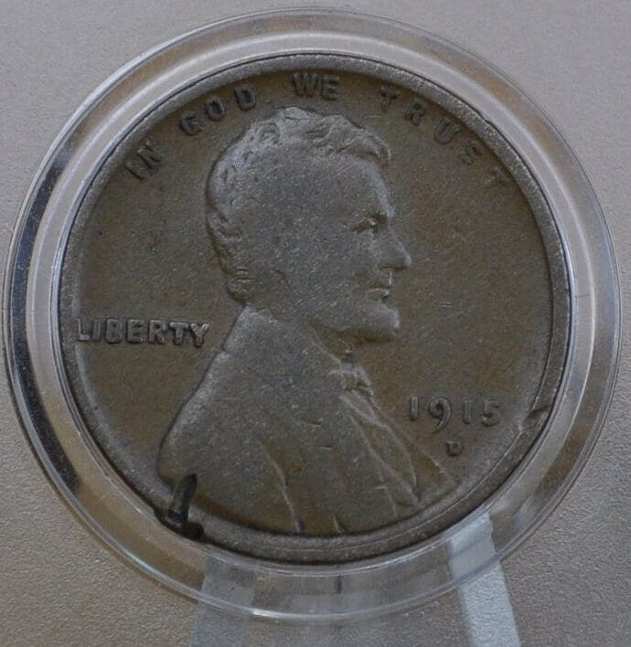 1915-D Wheat Penny - Choose By Grade, G-Xf (Fine To Extremely Fine) Grades - 1915 D Wheat Ear Cent - 1915D Lincoln Cent - High Grade