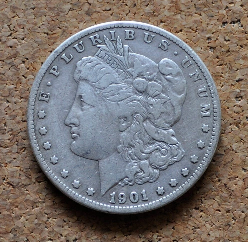 1901-S Morgan Silver Dollar - Choose by Grade / Condition - San Francisco Mint - 1901 S Morgan Dollar - 1901-S Silver Dollar
