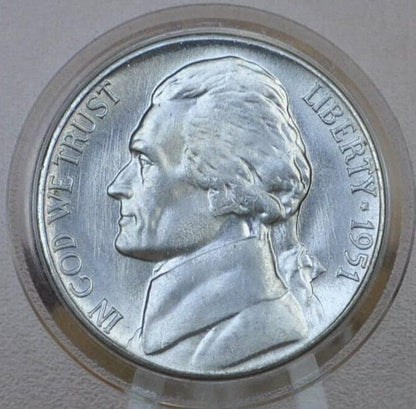 1951-S Jefferson Nickel - Choose by Grade / Condition - San Francisco Mint - 1951 S Nickel Jefferson 1951 S - Nickel Collection