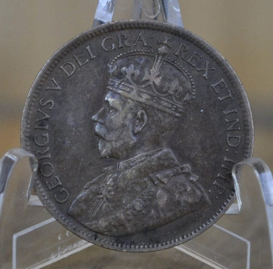 1917 Canadian One Cent - XF (Extremely Fine) Condition - King George V - One Cent Canada 1917 Large Cent - 1917 Large Cent