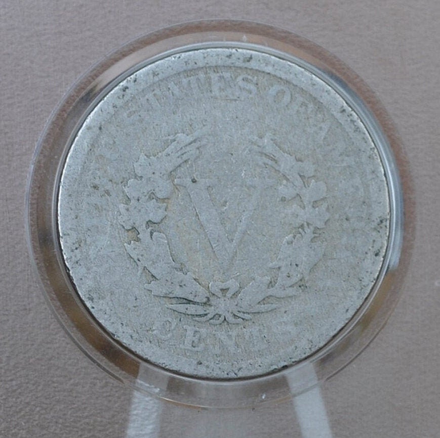 1888 Liberty Head Nickel - Choose by Grade - Key Date - 1888 V Nickel - Philadelphia Mint - 1888 Nickel - Rarer V Nickel Date