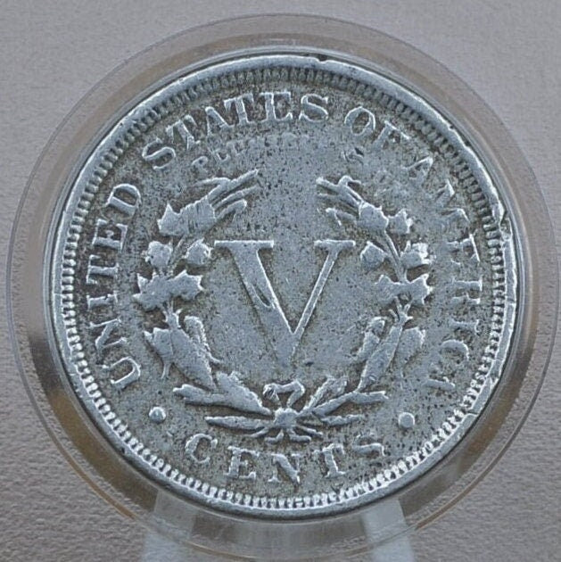 1900 Liberty Head Nickel - Choose by Grade / Condition - V Nickel 1900 - Barber Design - Old, Collectible US Coin