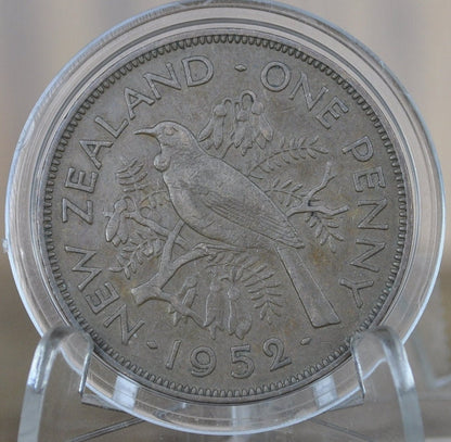 1940s-1960s New Zealand Pennies - Choose by Date - Great Condition / Detail - King George - Collectible New Zealand Coins - Great Design