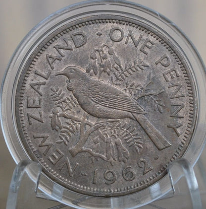 1940s-1960s New Zealand Pennies - Choose by Date - Great Condition / Detail - King George - Collectible New Zealand Coins - Great Design