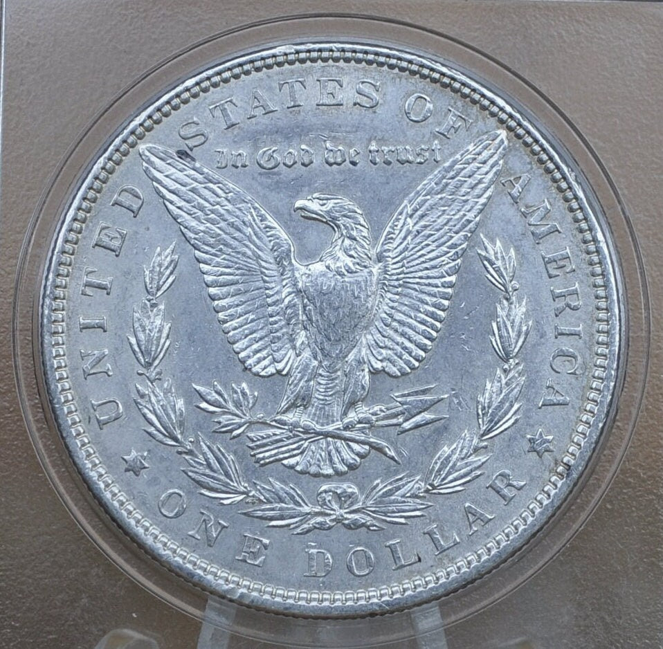 1897 Morgan Silver Dollar - AU (About Uncirculated), Great Detail - 1897 P Morgan Silver - 1897P Silver Dollar AU55; Better Date