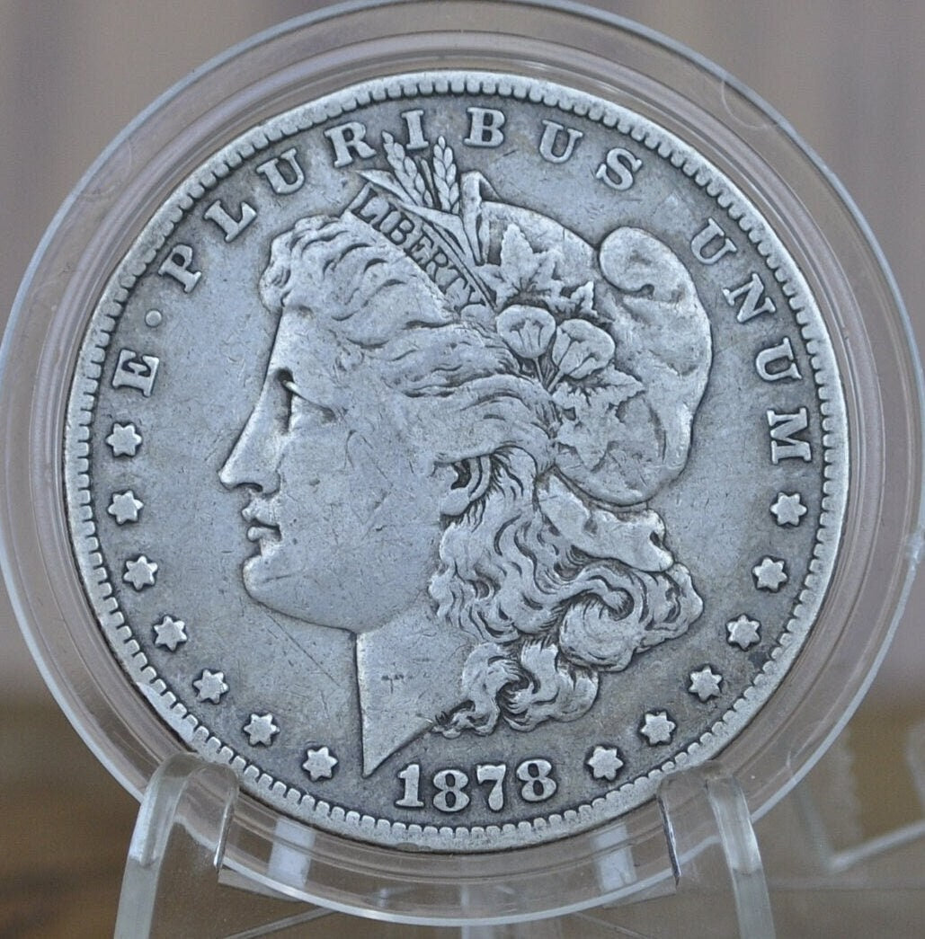 1878-S Morgan Silver Dollar - Choose by Grade / Condition - First Year of Production - 1878 S Morgan Dollar Silver Dollar 1878S