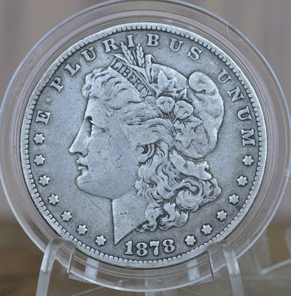 1878-S Morgan Silver Dollar - Choose by Grade / Condition - First Year of Production - 1878 S Morgan Dollar Silver Dollar 1878S