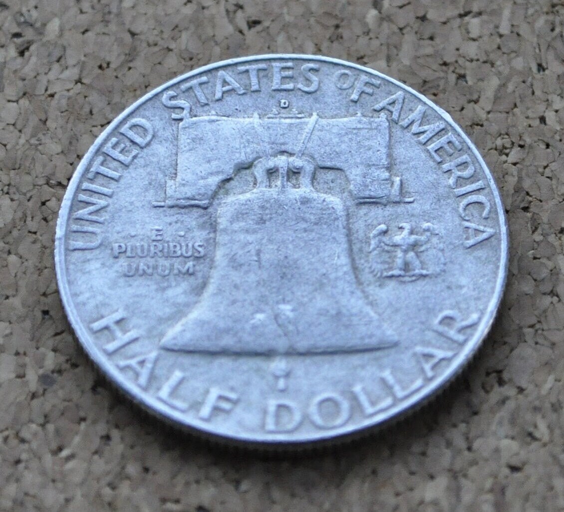 1963 D Franklin Half Dollar - XF-BU Choose by Grade - Denver Mint - 1963 D Silver Half Dollar - 1963 D Franklin Half Dollar 1963 D