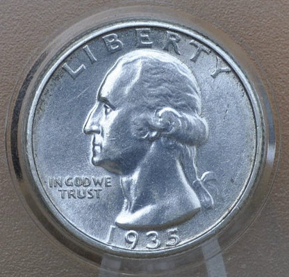 1935 Washington Silver Quarter - G-AU (Good to About Uncirculated) Grade; Choose by Grade - Philadelphia Mint - 1935 P Quarter 1935 P