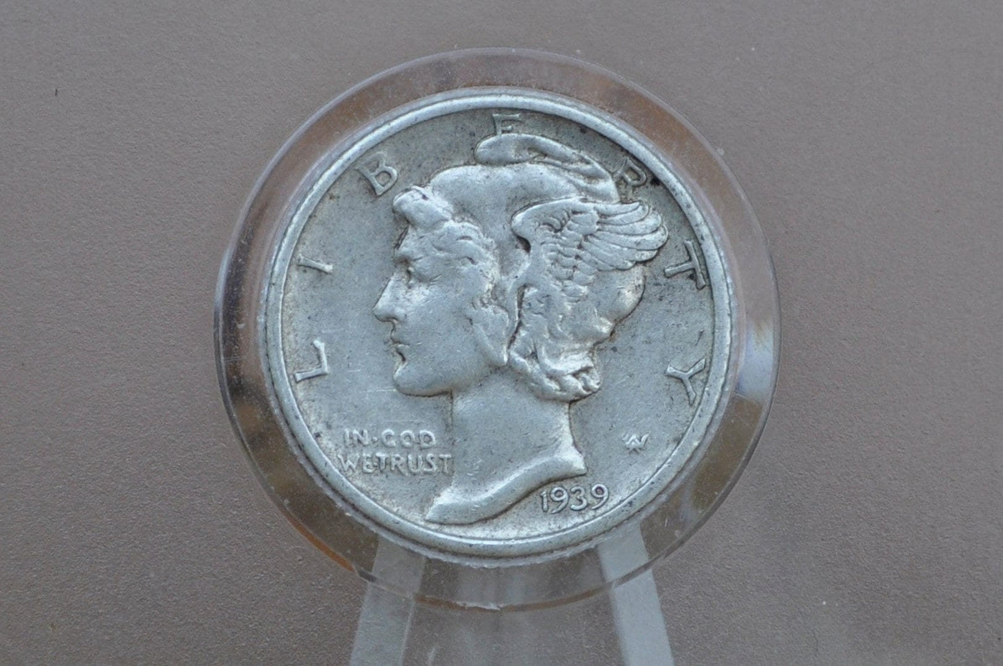 Lot of 10 Mercury Dimes - 1916 - 1945 - Silver Dime - 1910's, 1920's, 1930's or 1940's - PDS - Mercury Silver Dimes