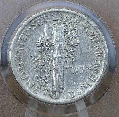 1940 Mercury Silver Dime PDS -Choose by Mint: P,D,S- XF-AU (Extremely Fine +) Grade - 1940S Silver Dime 1940D Winged Liberty Dime 1940P Dime