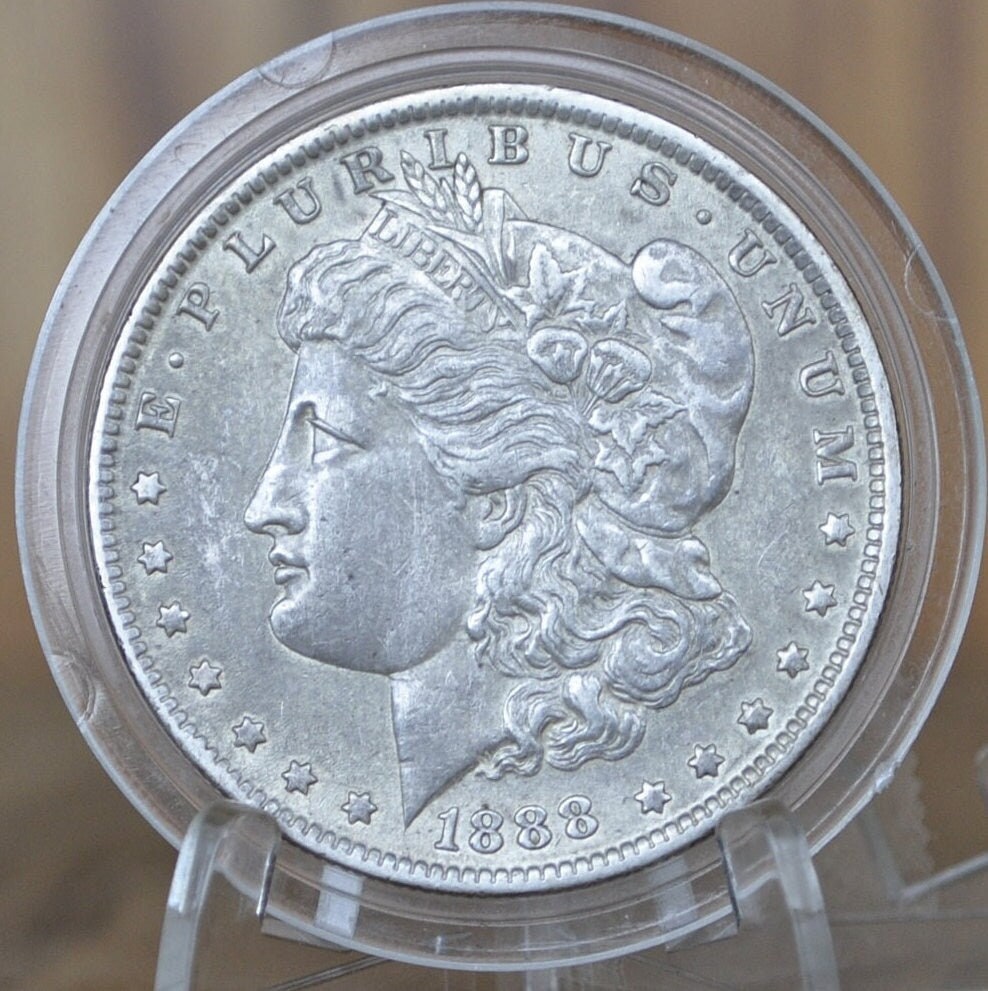 1888-O Morgan Silver Dollar - XF Condition - 1888 Morgan Dollar - 1888 Silver Dollar - &quot;O&quot; Mint Mark - New Orleans Mint