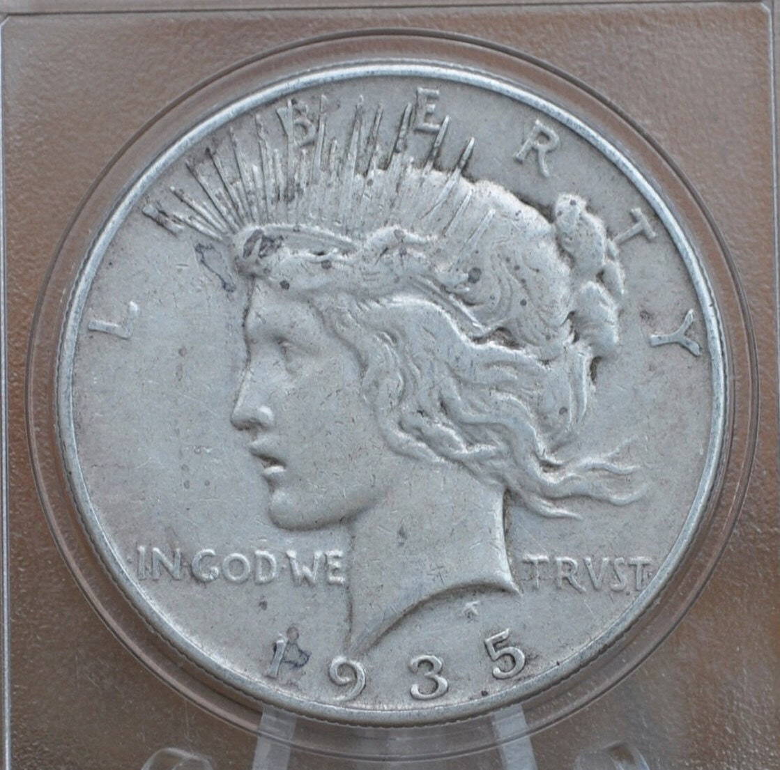 1935-S Peace Silver Dollar - Choose by Grade - San Francisco Mint - 1935 S Peace Dollar -Last Year Produced - 1935 S Silver Dollar