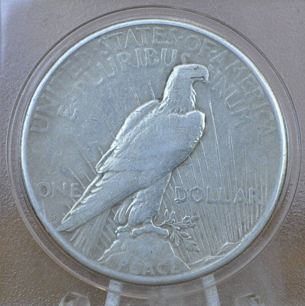 1935-S Peace Silver Dollar - Choose by Grade - San Francisco Mint - 1935 S Peace Dollar -Last Year Produced - 1935 S Silver Dollar